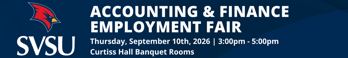 Accounting & Finance Fair - Thurs, Sept 10, 2026